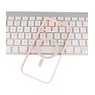 Fashion Color-Transparent Magsafe Case voor iPhone 11 Roze