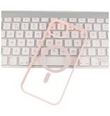 Modische, farbtransparente Magsafe-Hülle für iPhone 12 Mini Pink