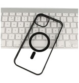 Funda Magsafe Fashion Color-Transparente para iPhone 13 Negro