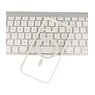 Fashion Color-Transparente Magsafe Hülle für iPhone 14 Weiß