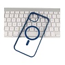 Custodia Magsafe trasparente e alla moda per iPhone 14 Pro blu scuro