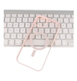 Fashion Color-Transparent Magsafe Case for iPhone 15 Pink
