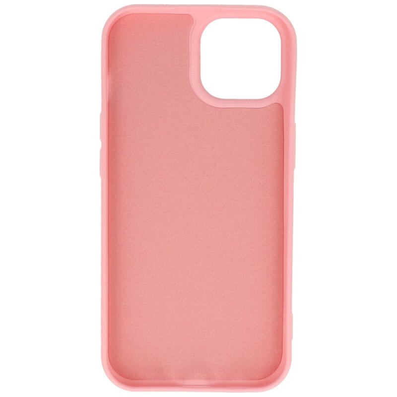 Custodia in TPU colorata alla moda per iPhone 15 rosa
