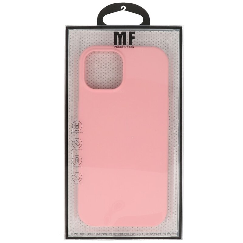 Fashion Backcover Telefoonhoesje - Color Hoesje - Geschikt voor iPhone 15 - Roze