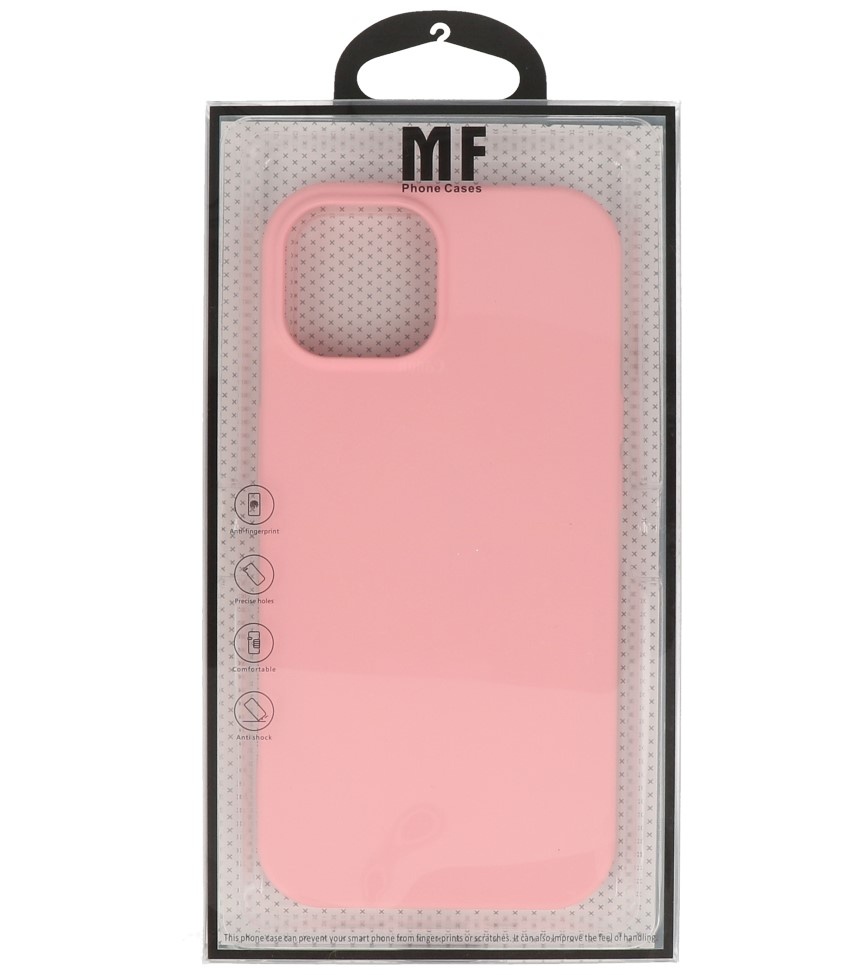 Fashion Backcover Telefoonhoesje - Color Hoesje - Geschikt voor iPhone 15 - Roze