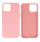 Fashion Backcover Telefoonhoesje - Color Hoesje - Geschikt voor iPhone 15 - Roze