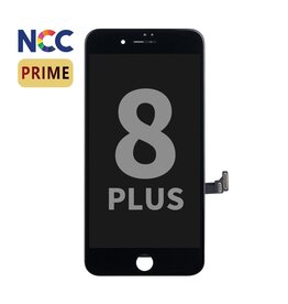 NCC Prime incell LCD-montage voor iPhone 8 Plus Zwart + Gratis MF Full Glass