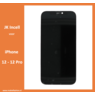 Écran JK incell pour iPhone 12 - 12 Pro + Verre complet MF gratuit