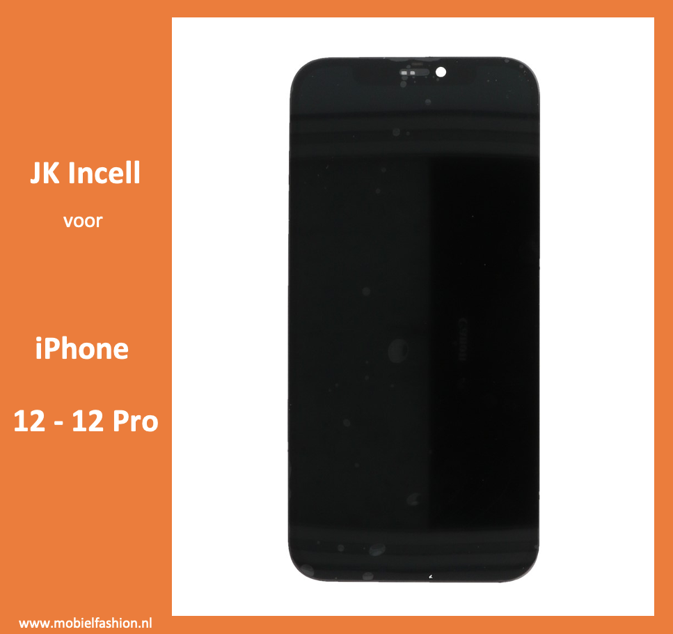 JK incell display til iPhone 12 - 12 Pro + Gratis MF Full Glass Shop værdi € 15