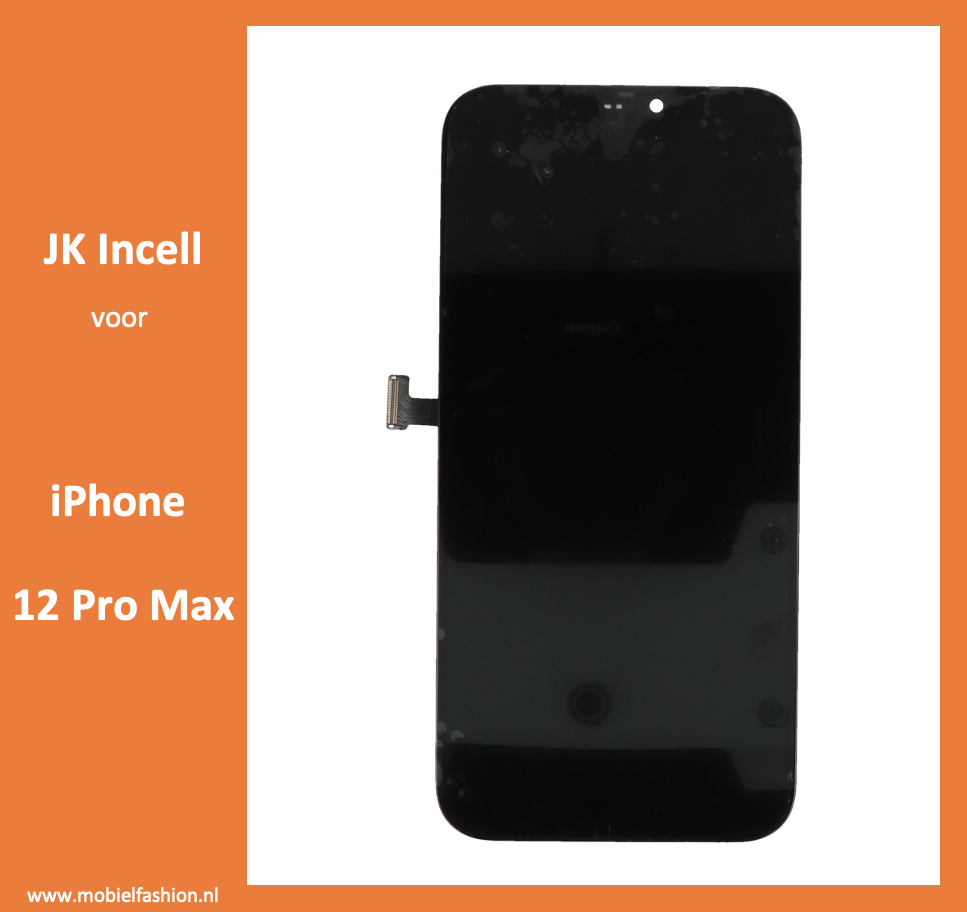 JK incell display voor iPhone 12 Pro Max + Gratis MF Full Glass Winkel Waarder € 15