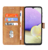 Custodia a portafoglio Bookstyle Custodia per Oppo A38 Marrone