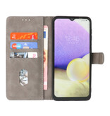 Funda Bookstyle Wallet Cases para Oppo Reno 10 5G - 10 Pro 5G Gris