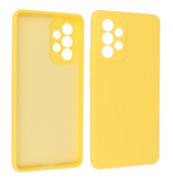 Fashion Color TPU Hoesje Samsung Galaxy A23 Geel