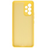 Fashion Color TPU Hoesje Samsung Galaxy A23 Geel