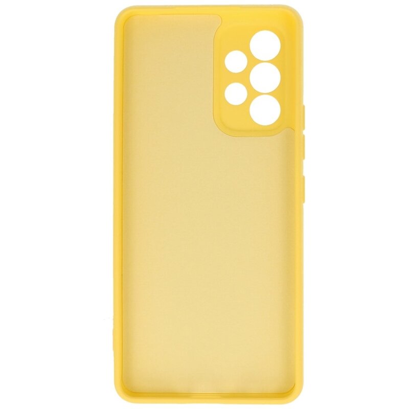 Custodia in TPU colore moda Samsung Galaxy A23 gialla