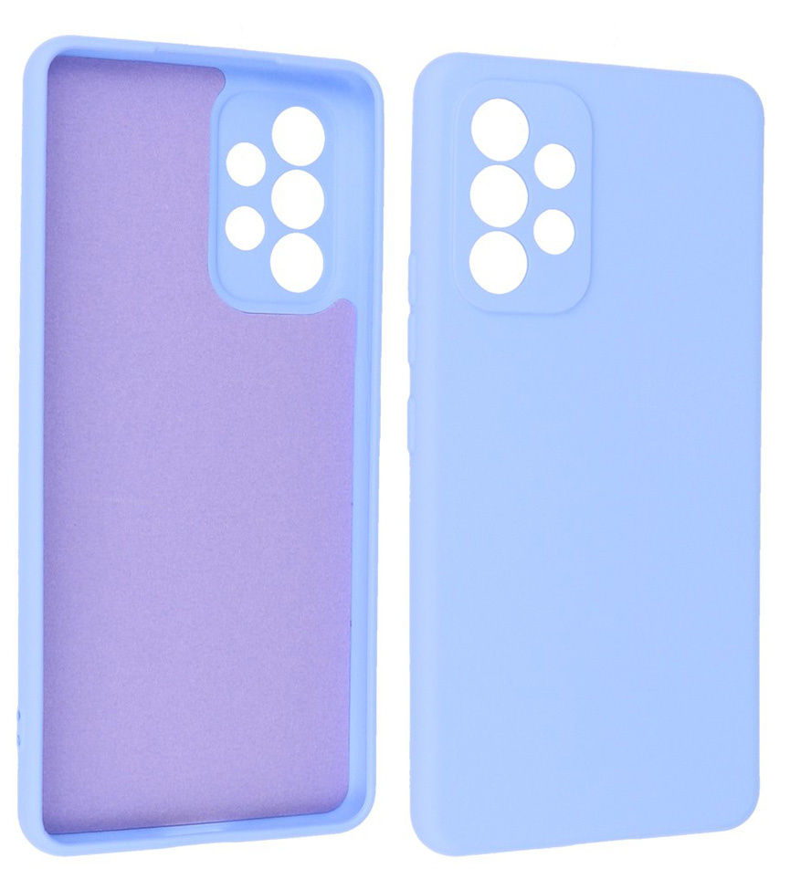 Fashion Color TPU Hoesje Samsung Galaxy A23 Paars