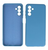 Fashion Color TPU Hoesje Samsung Galaxy A24 4G Navy