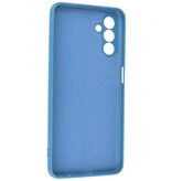 Fashion Color TPU Hoesje Samsung Galaxy A24 4G Navy