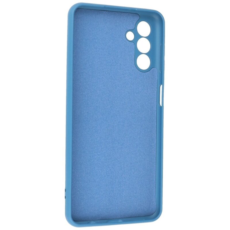 Fashion Color TPU Hoesje Samsung Galaxy A24 4G Navy