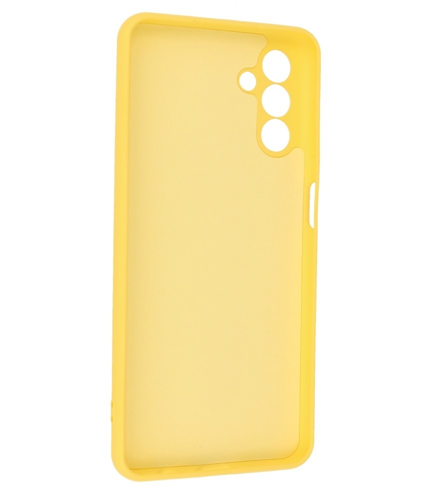 Fashion Color TPU-cover Samsung Galaxy A24 4G Gul