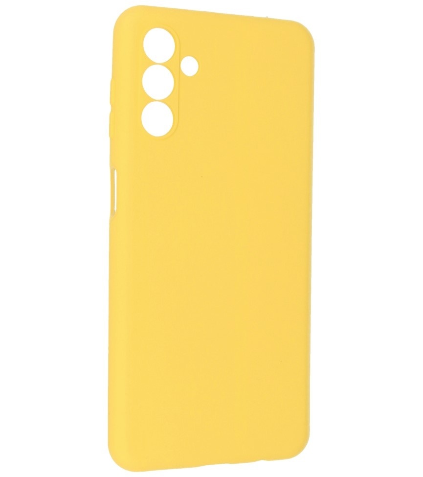Custodia in TPU colore moda Samsung Galaxy A24 4G giallo