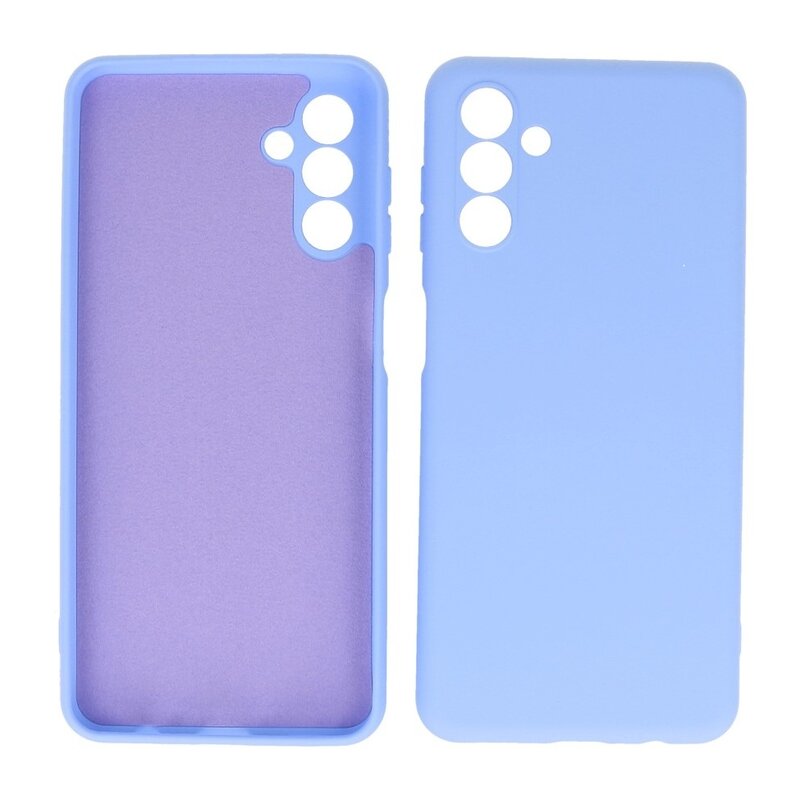 Funda TPU Color Moda Samsung Galaxy A24 4G Púrpura