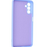 Funda TPU Color Moda Samsung Galaxy A24 4G Púrpura