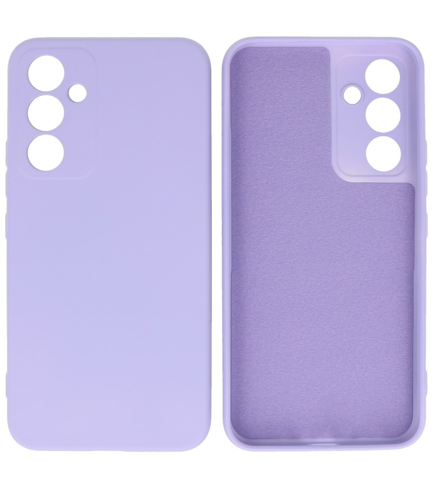 Coque en TPU Fashion Color Samsung Galaxy A34 5G Violet