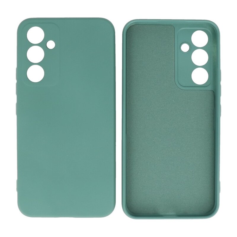 Funda TPU Color Moda Samsung Galaxy A34 5G Verde Oscuro