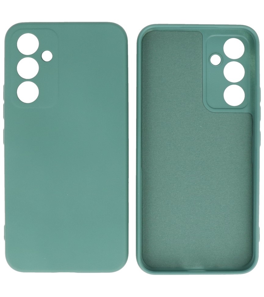 Custodia in TPU color moda per Samsung Galaxy A34 5G verde scuro