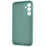 Custodia in TPU color moda per Samsung Galaxy A34 5G verde scuro