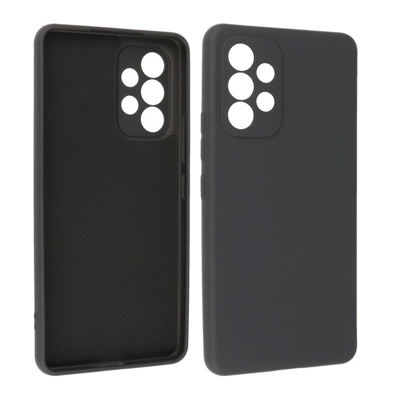 Fashion Color TPU Hülle Samsung Galaxy A53 5G Schwarz