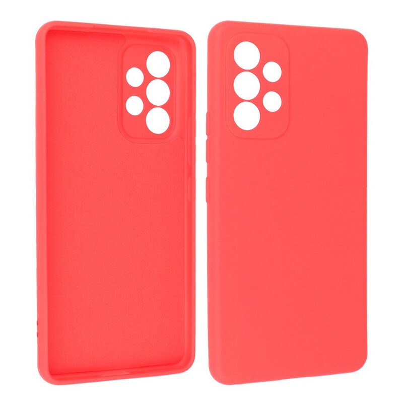 Custodia in TPU Fashion Color per Samsung Galaxy A53 5G rossa