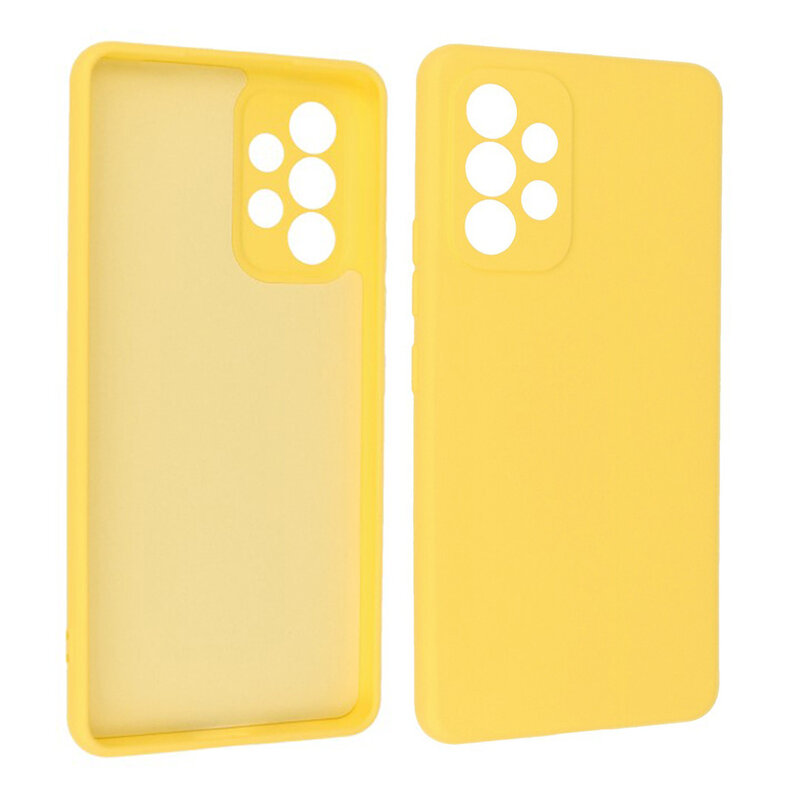 Fashion Farbe TPU Hülle Samsung Galaxy A53 5G Gelb