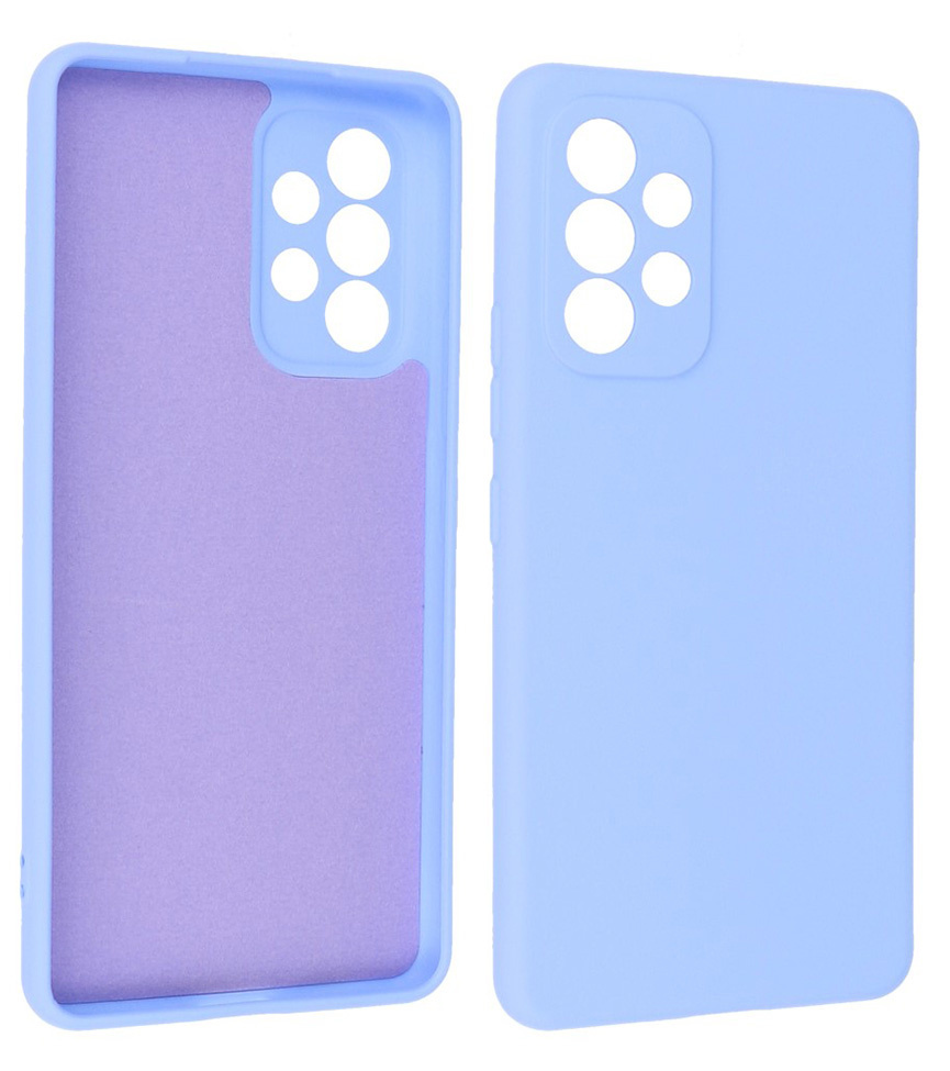 2.0mm Fashion Color TPU Hoesje voor Samsung Galaxy A53 5G Paars