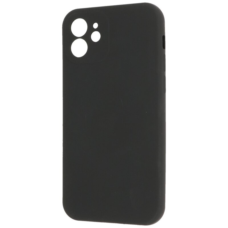 Custodia in TPU colore moda per iPhone 12 nera