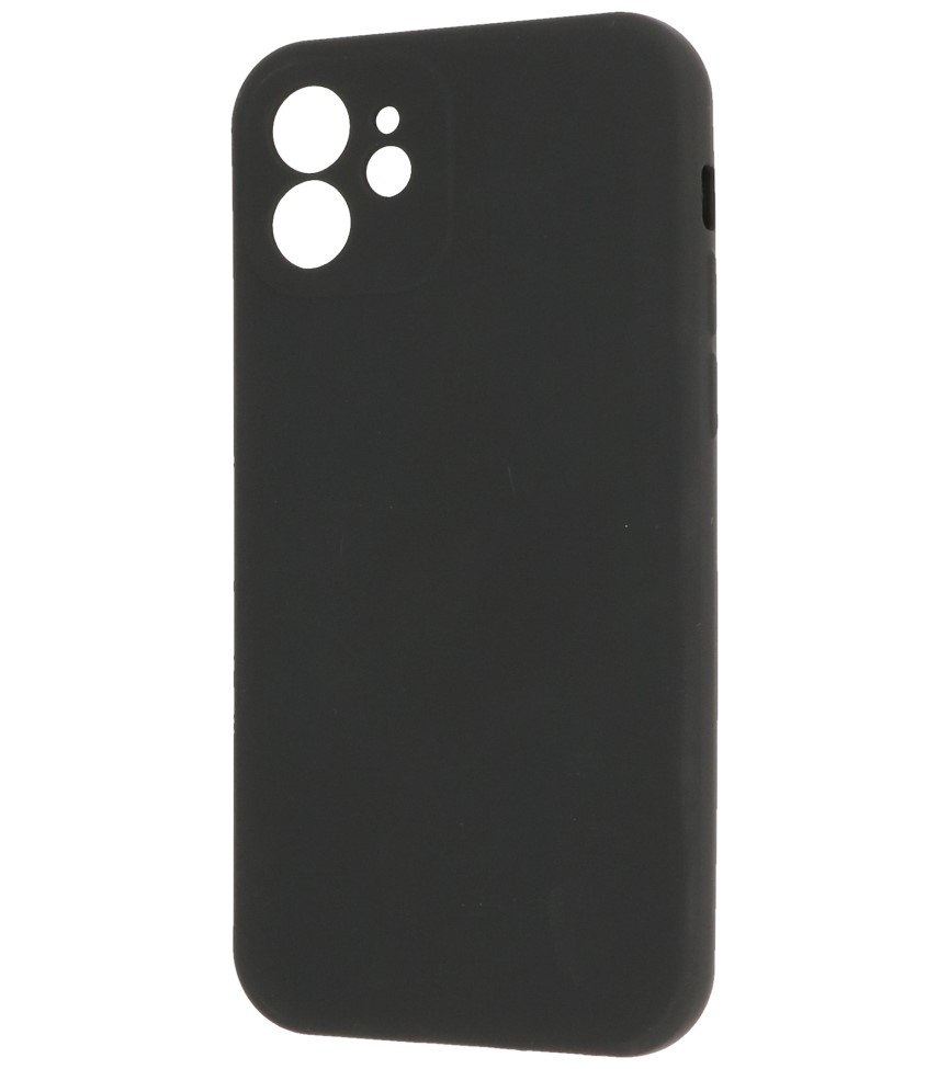 Fashion Color TPU Hülle iPhone 12 Schwarz