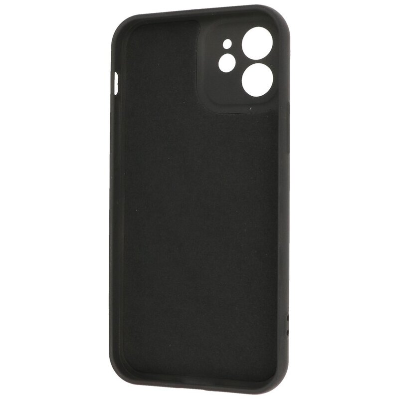 Custodia in TPU colore moda per iPhone 12 nera