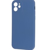 Modische farbige TPU-Hülle für iPhone 12, Marineblau