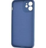 Fashion Color TPU Hoesje iPhone 12 Navy