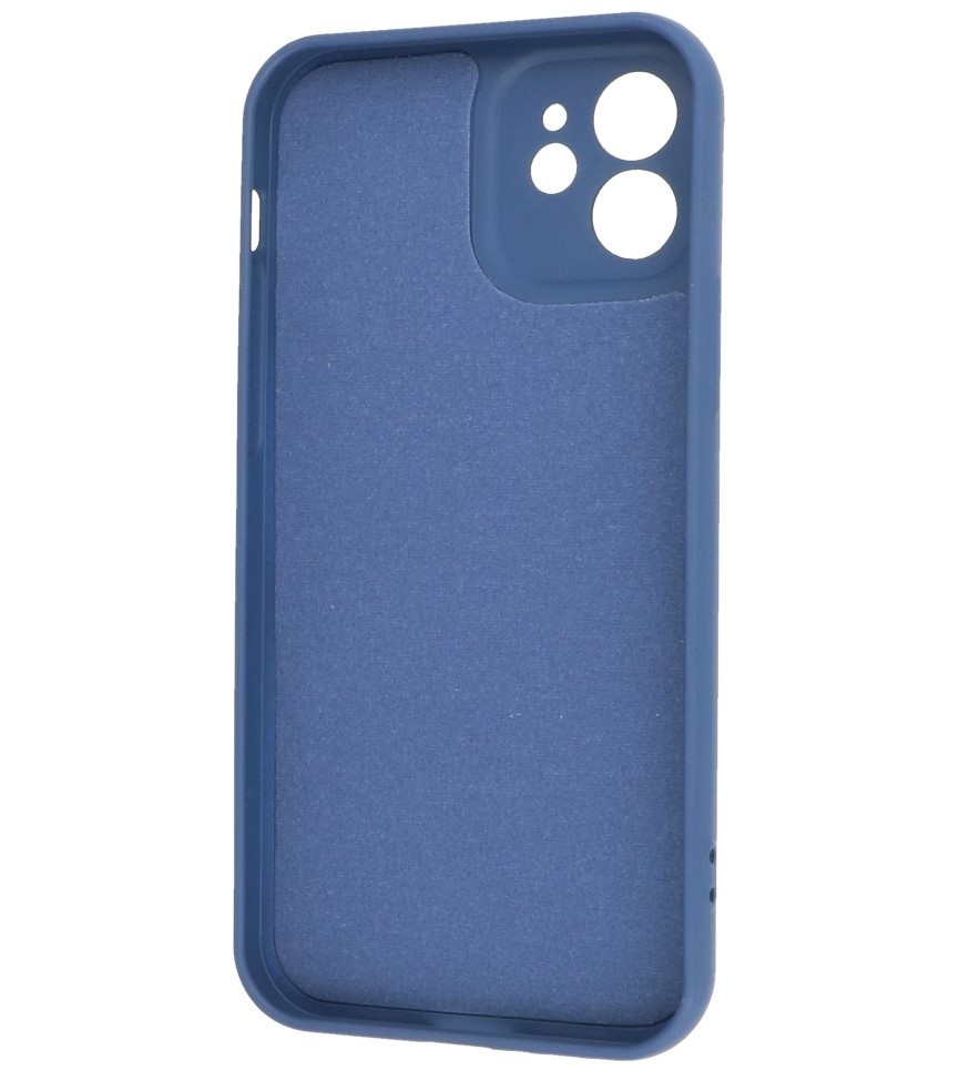 Modische farbige TPU-Hülle für iPhone 12, Marineblau