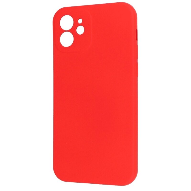 Coque TPU Fashion Color iPhone 12 Rouge