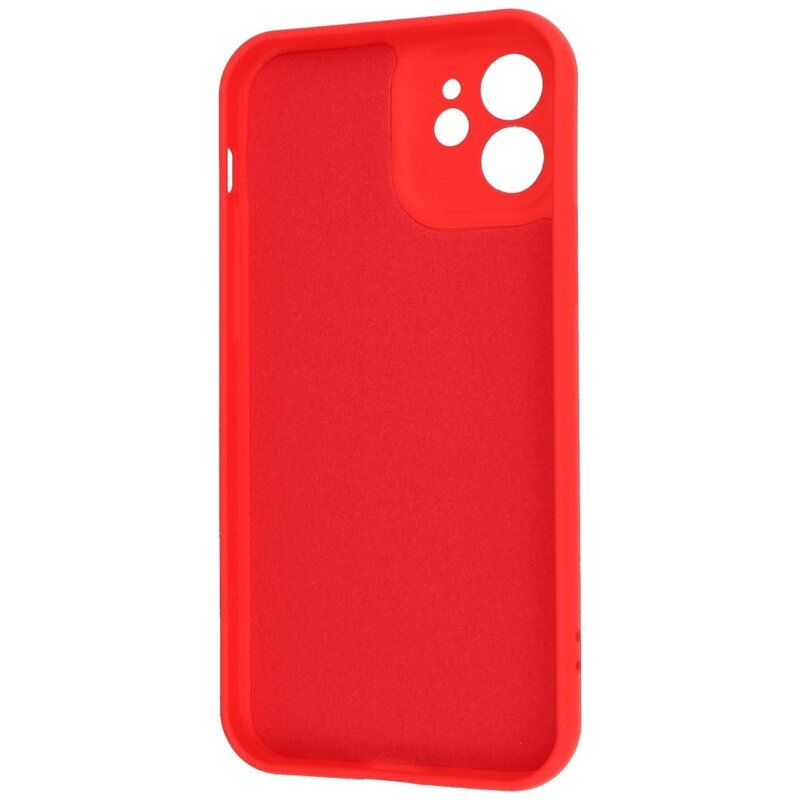 Coque TPU Fashion Color iPhone 12 Rouge