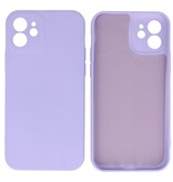 Fashion Color TPU Hoesje iPhone 12 Paars