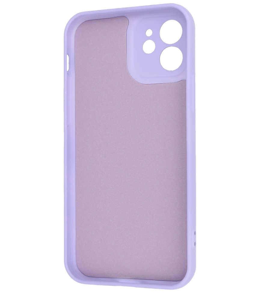 Fashion Color TPU Hoesje iPhone 12 Paars