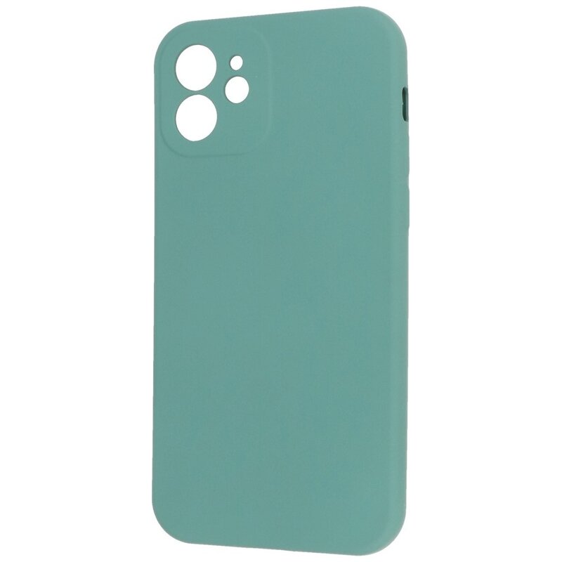 Custodia in TPU Fashion Color per iPhone 12 Verde scuro