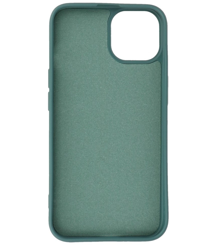 Coque TPU Fashion Color iPhone 13 Vert Foncé