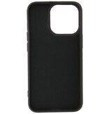 Modefarve TPU -etui iPhone 13 Pro Sort