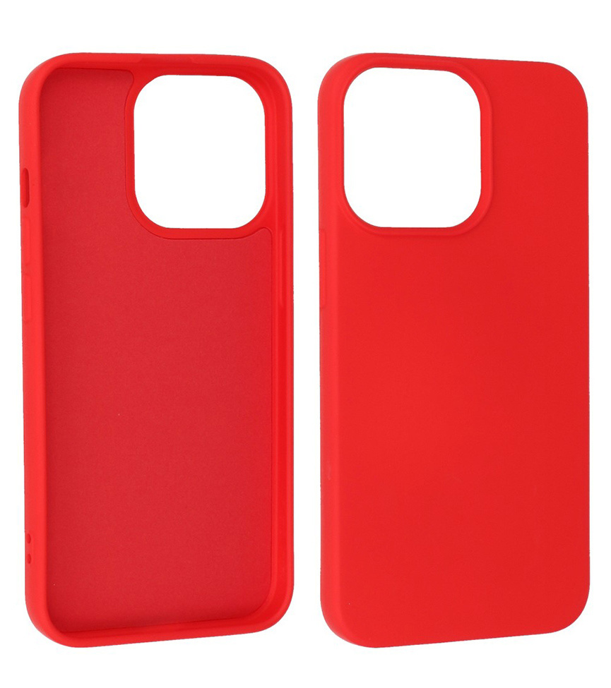 Fashion Color TPU Hoesje iPhone 13 Pro Rood