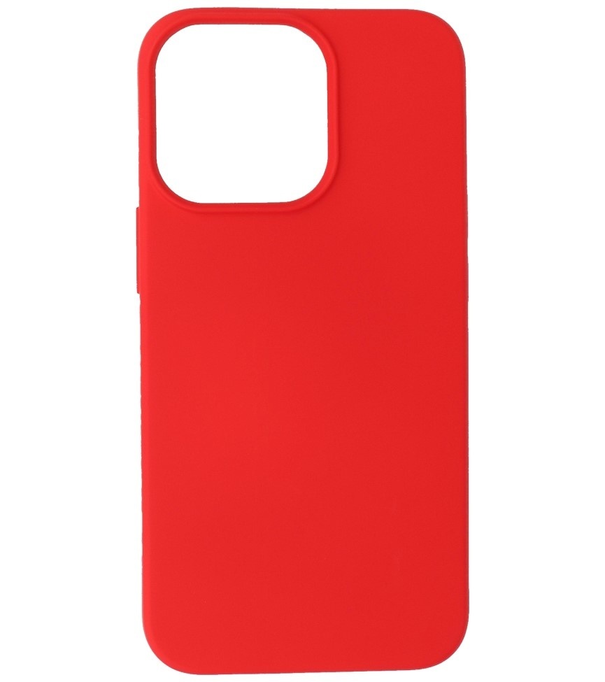 Coque TPU Fashion Color iPhone 13 Pro Rouge